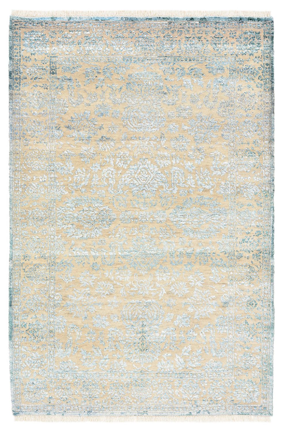 Designer Rug - 152 x 103 cm - light blue