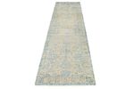 Tappeto corsia Tappeto di design - 291 x 79 cm - blu chiaro