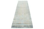 Tappeto corsia Tappeto di design - 291 x 79 cm - blu chiaro