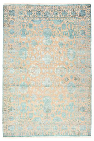 Designer Rug - 301 x 203 cm - light blue