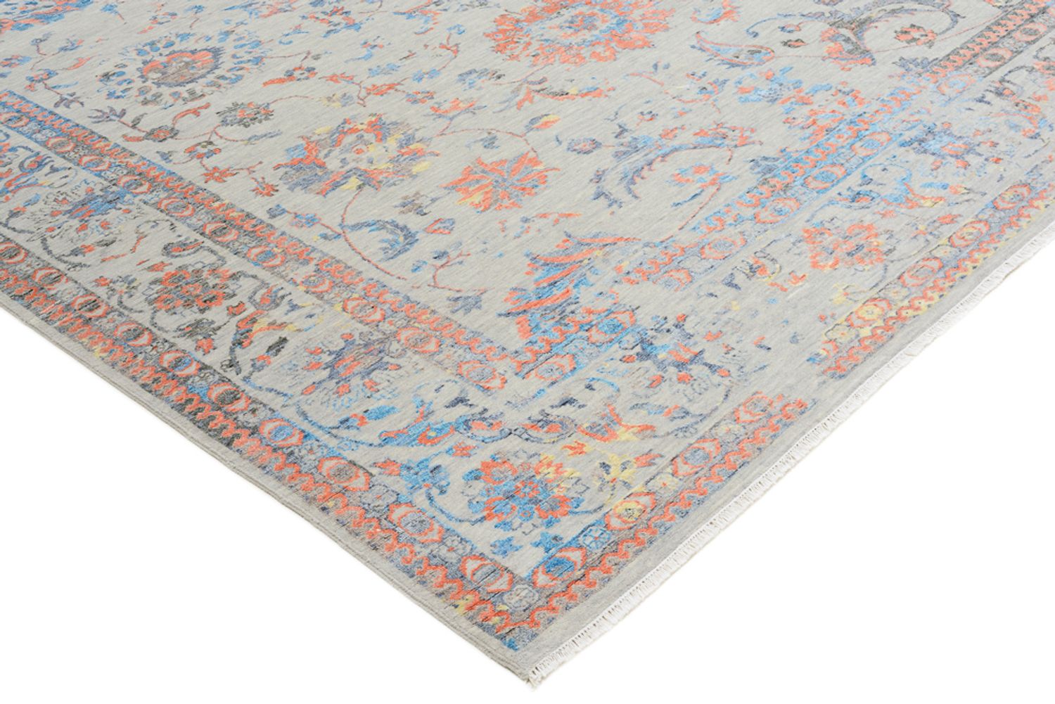 Tapis design - 366 x 271 cm - bleu clair