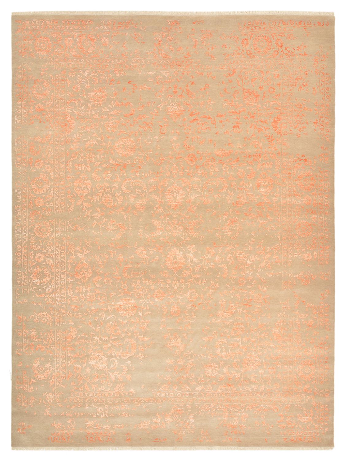 Designer Teppich - 393 x 300 cm - orange