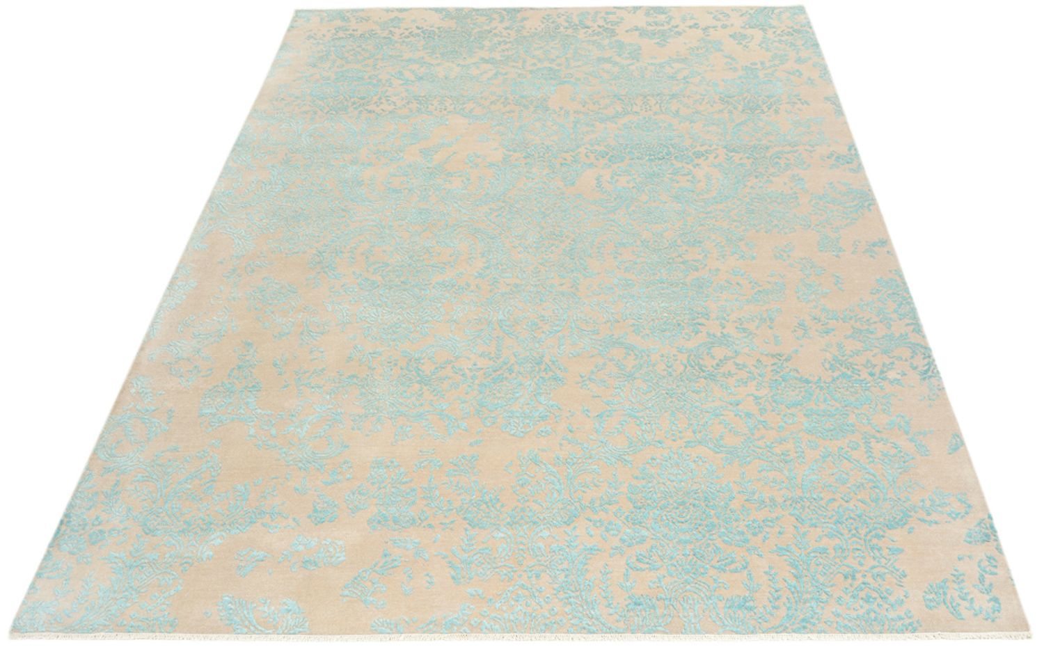 Designer teppe - 309 x 244 cm - aqua