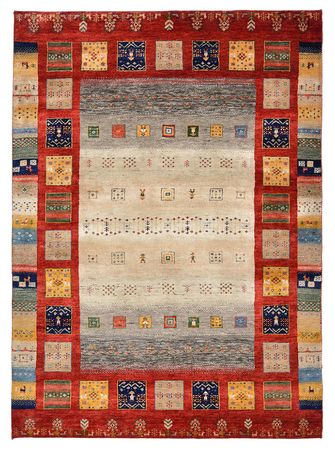 Gabbeh Rug - Loribaft Indus - 204 x 150 cm - multicolored