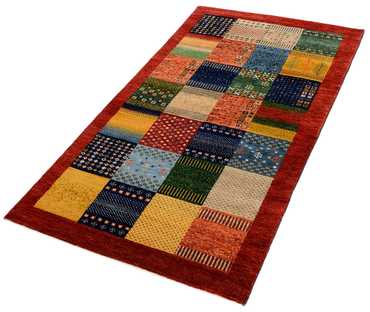 Tappeto Gabbeh - Loribaft Indus - 162 x 91 cm - multicolore