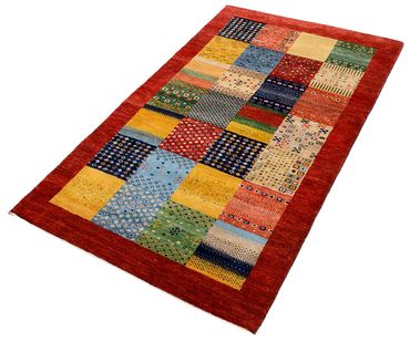 Tapis Gabbeh - Loribaft Indus - 163 x 96 cm - multicolore