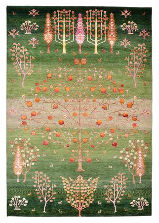 Tapis Gabbeh - Loribaft Indus - 246 x 171 cm - multicolore