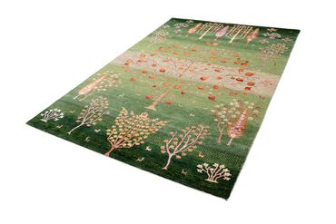 Tapis Gabbeh - Loribaft Indus - 246 x 171 cm - multicolore