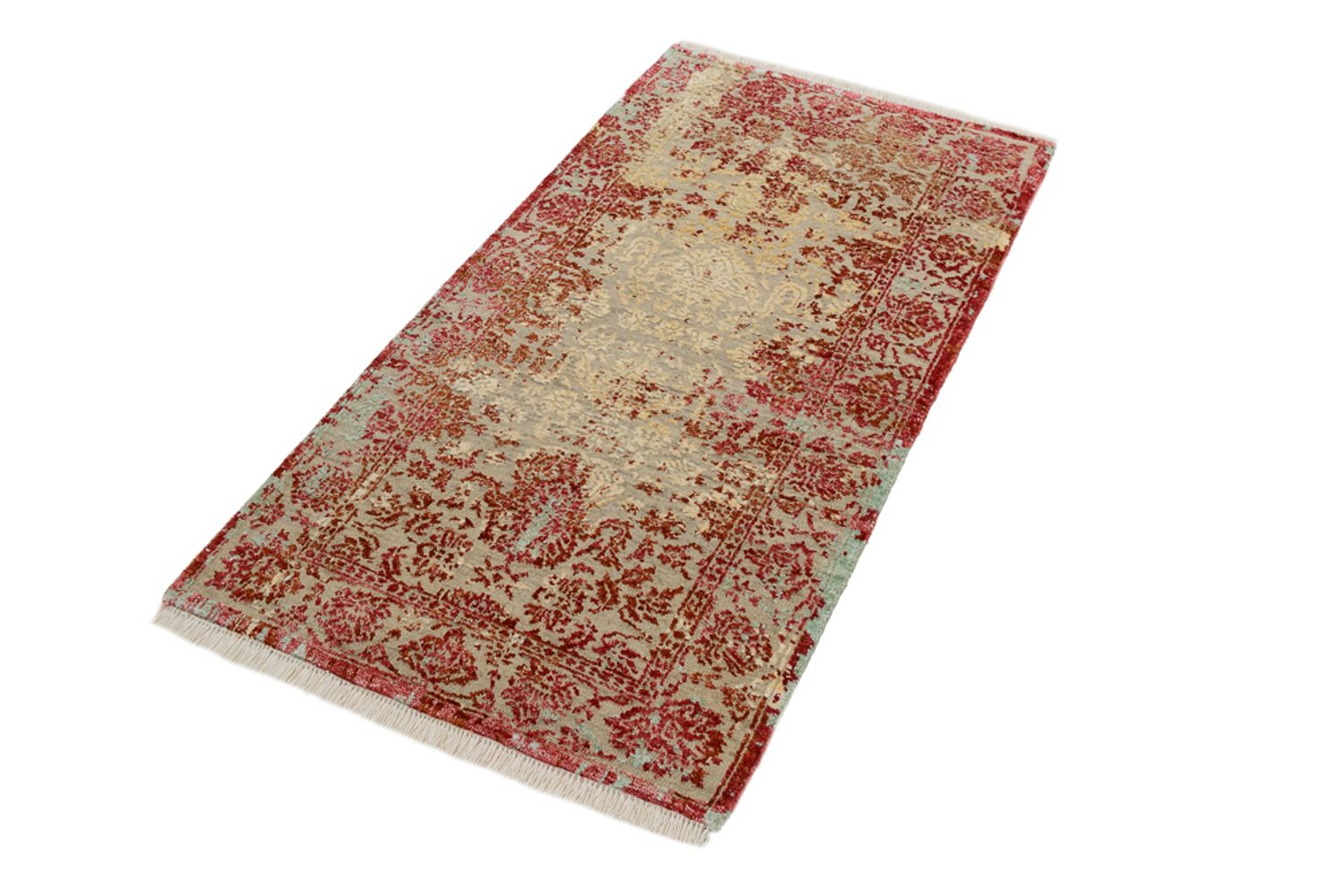 Designer Rug - 133 x 71 cm - light red