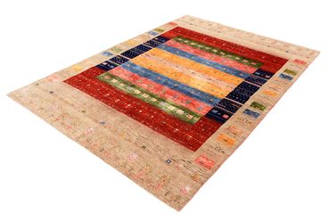 Tappeto Gabbeh - Loribaft Indus - 244 x 173 cm - multicolore