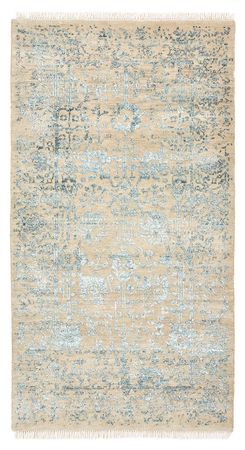 Alfombra de diseño - 137 x 76 cm - beige claro