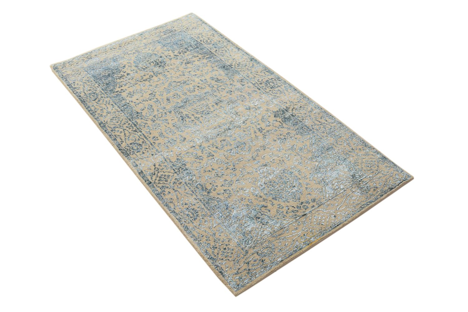 Alfombra de diseño - 138 x 74 cm - beige claro