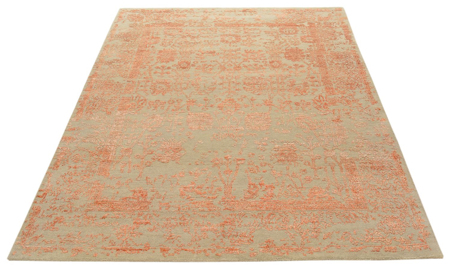 Designer Rug - 186 x 151 cm - orange