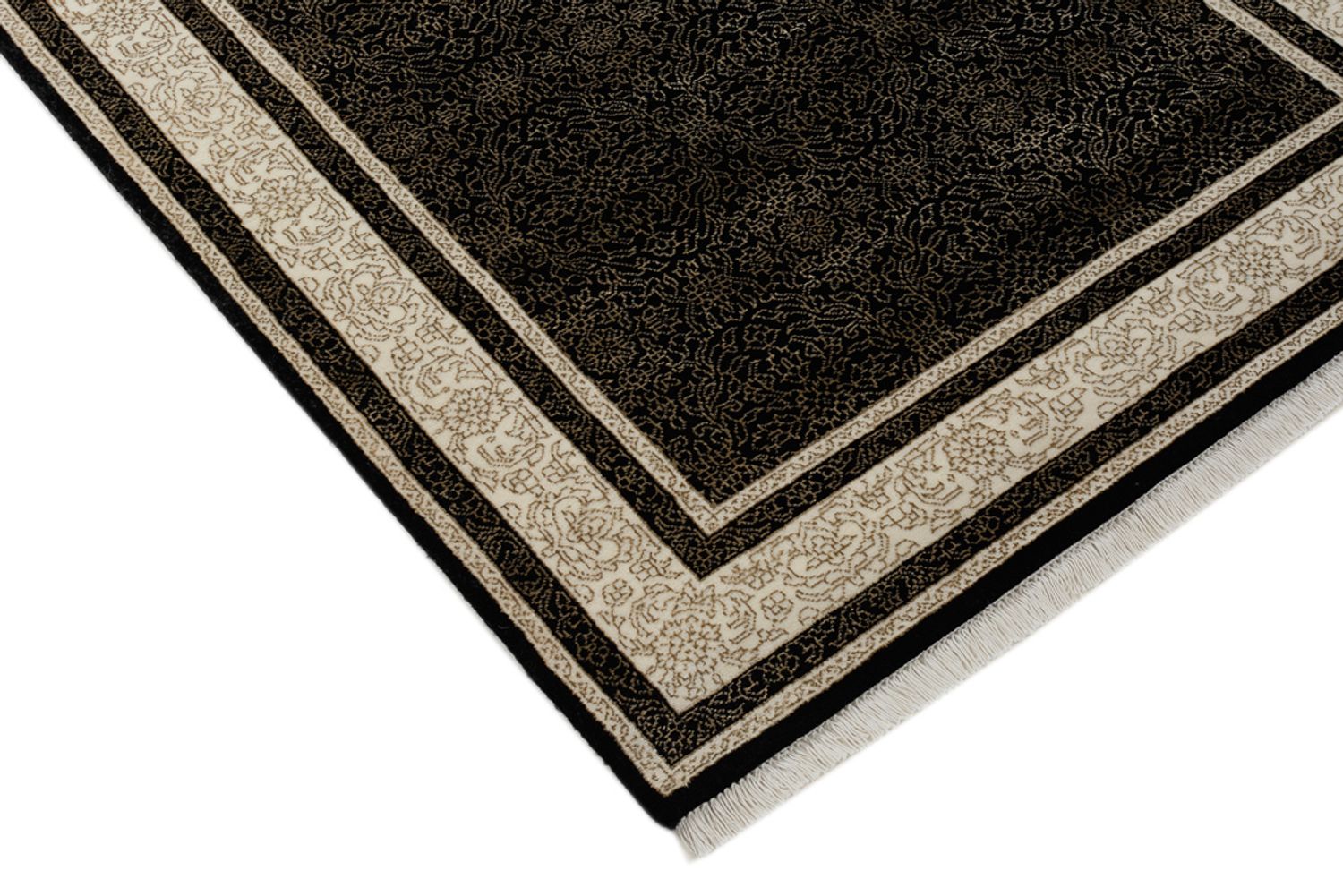 Designer Teppich - 153 x 101 cm - dunkelbeige