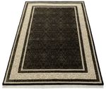 Designer Teppich - 153 x 101 cm - dunkelbeige