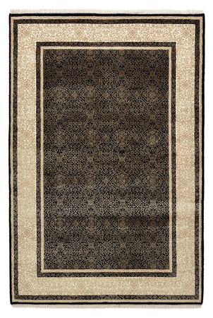 Tapis design - 181 x 123 cm - beige foncé