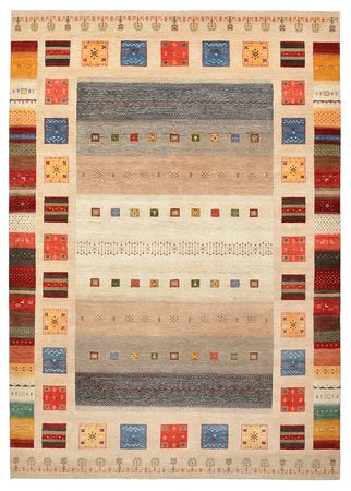 Gabbeh Rug - Loribaft Indus - 356 x 252 cm - multicolored