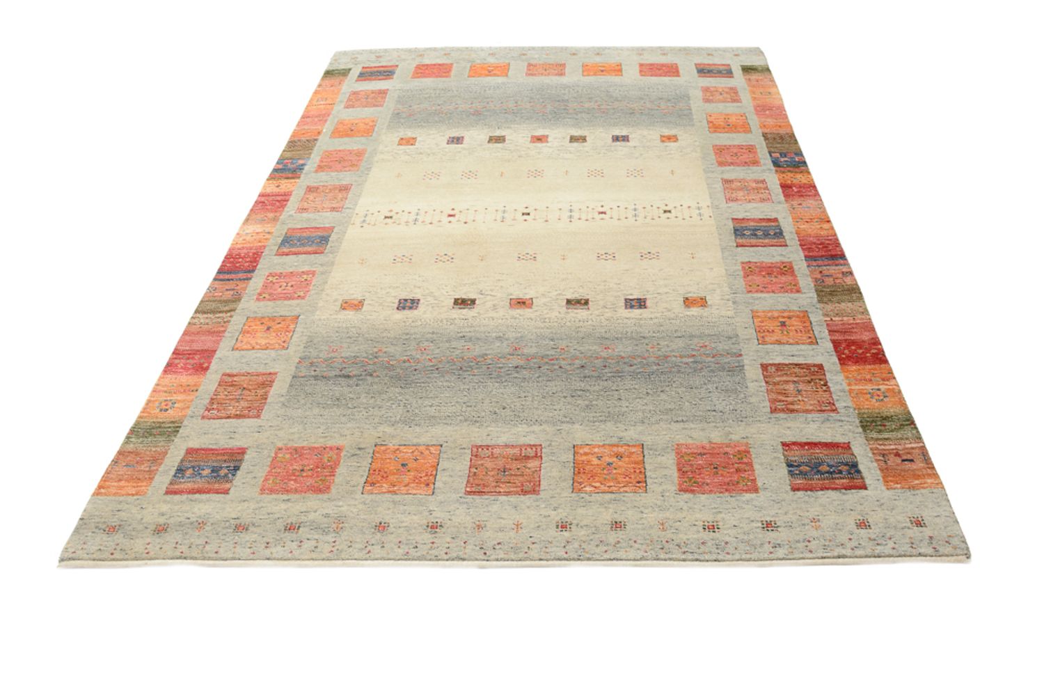 Gabbeh Tapijt - Loribaft Indus - 244 x 176 cm - veelkleurig