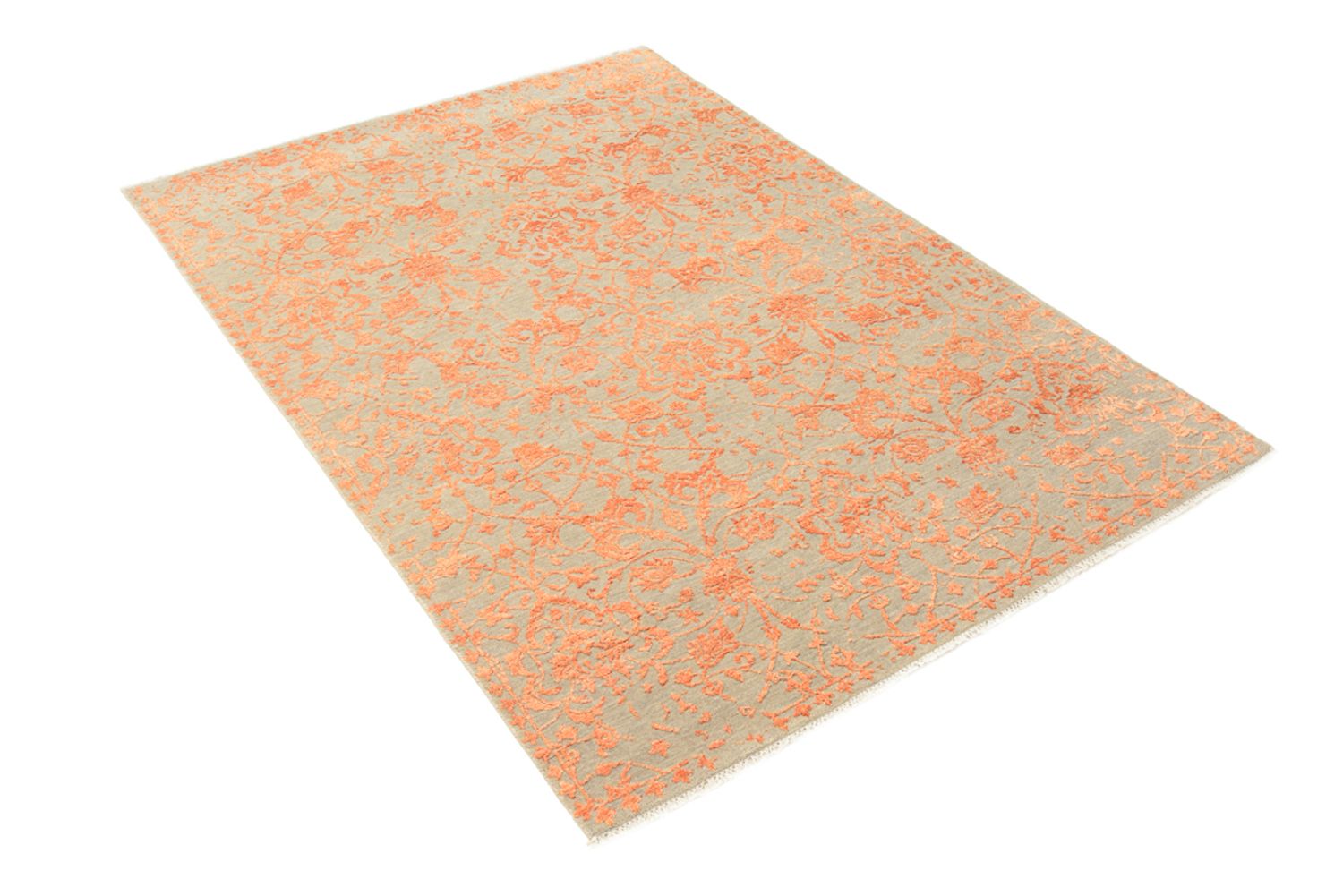 Tapis design - 207 x 158 cm - orange