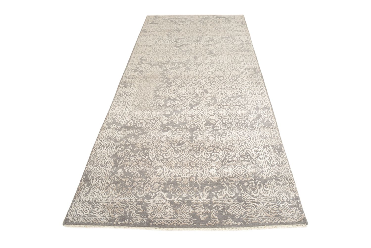 Tapis de couloir Tapis design - 307 x 123 cm - gris