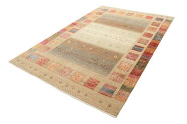 Tapete Gabbeh - Loribaft Indus - 255 x 173 cm - bege escuro