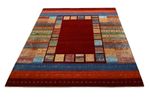 Alfombra Gabbeh - Loribaft Indus - 305 x 243 cm - rojo