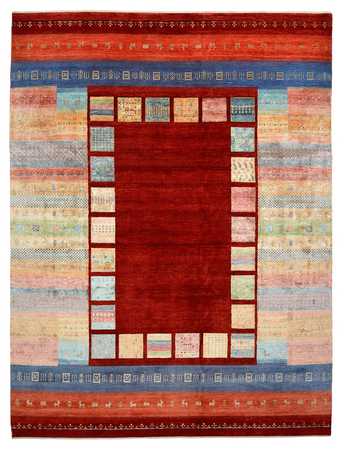 Gabbeh Tapijt - Loribaft Indus - 336 x 254 cm - rood