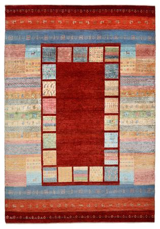 Gabbeh Teppich - Loribaft Indus - 302 x 206 cm - rot