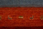 Tapis Gabbeh - Loribaft Indus - 302 x 206 cm - rouge