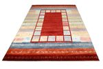 Tapete Gabbeh - Loribaft Indus - 302 x 206 cm - vermelho