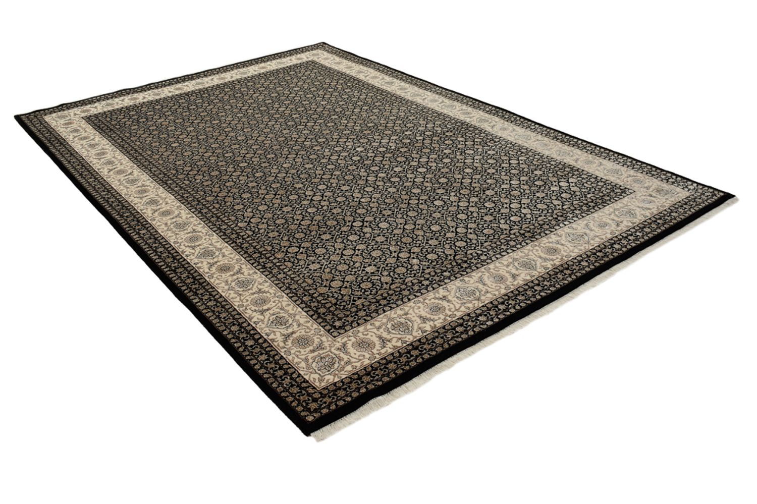 Orientalny dywan - Bijar - Indus - 301 x 203 cm - ciemny beż