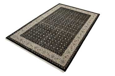 Orientalny dywan - Bijar - Indus - 202 x 139 cm - ciemny beż