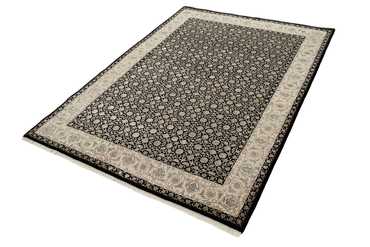 Orientalny dywan - Bijar - Indus - 200 x 142 cm - ciemny beż