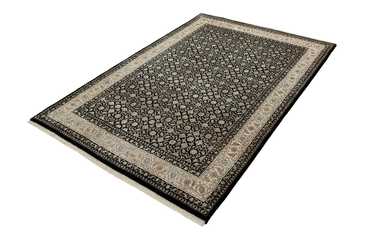 Orientalny dywan - Bijar - Indus - 204 x 139 cm - ciemny beż