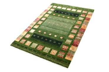 Gabbeh Tapijt - Loribaft Indus - 154 x 105 cm - groen