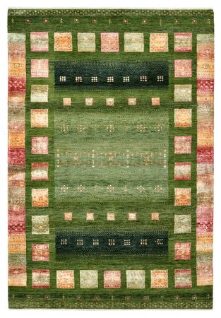 Gabbeh Rug - Loribaft Indus - 154 x 106 cm - green