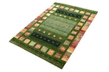 Tappeto Gabbeh - Loribaft Indus - 154 x 106 cm - verde