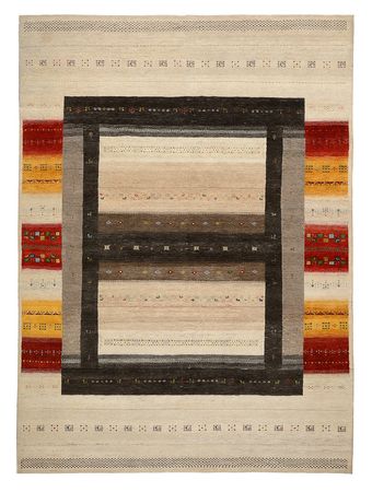 Tapis Gabbeh - Loribaft Indus - 347 x 254 cm - beige clair