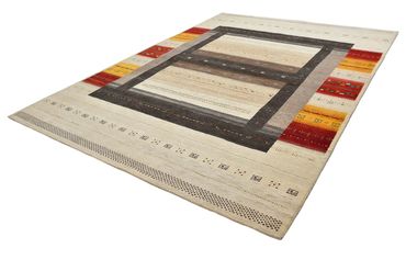 Gabbeh Rug - Loribaft Indus - 347 x 254 cm - light beige