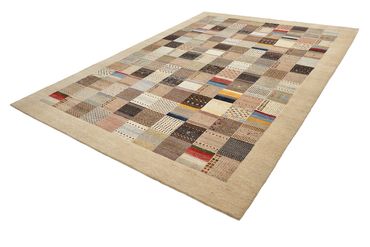 Gabbeh teppe - Loribaft Indus - 348 x 248 cm - mørk beige