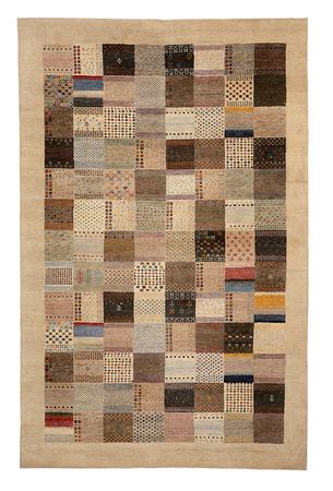 Gabbeh Tapijt - Loribaft Indus - 308 x 200 cm - donker beige