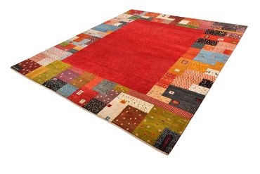 Tapete Gabbeh - Loribaft Indus - 294 x 247 cm - vermelho