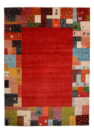 Tapis Gabbeh - Loribaft Indus - 344 x 251 cm - rouge