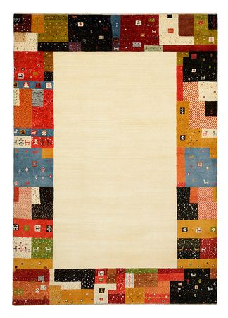 Tapis Gabbeh - Loribaft Indus - 294 x 207 cm - beige clair