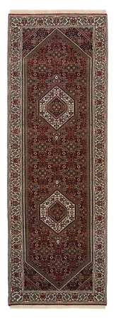 Runner Perser Rug - Bidjar - 246 x 79 cm - bordeaux red