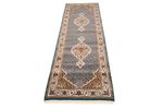 Tappeto corsia Tappeto orientale - Tabriz - 244 x 75 cm - blu scuro