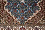 Corredor Tapete Oriental - Tabriz - 615 x 79 cm - azul escuro