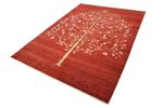 Alfombra Gabbeh - Loribaft Indus - 243 x 176 cm - rojo