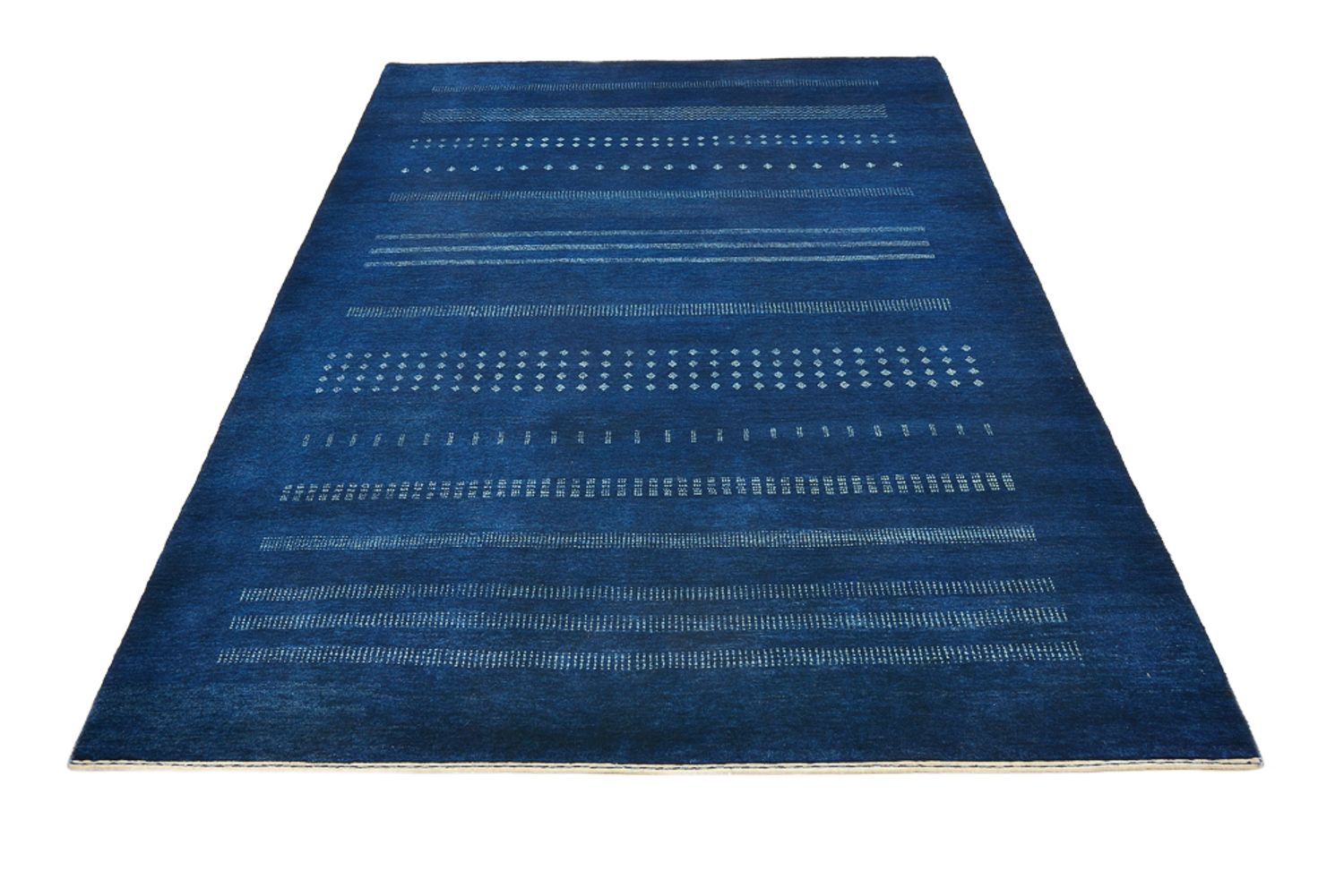 Tappeto Gabbeh - Loribaft Indus - 237 x 172 cm - blu scuro