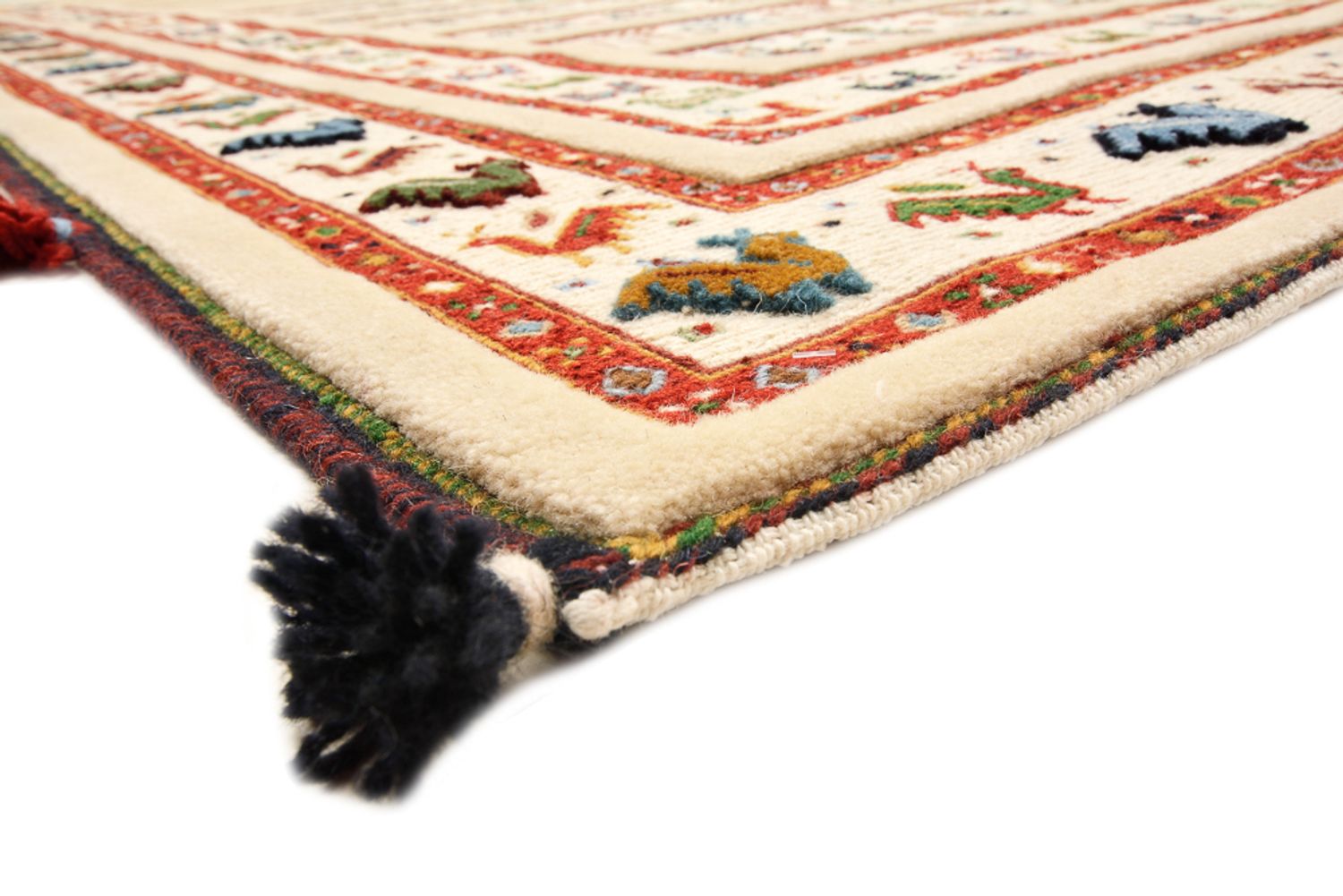 Alfombra oriental - 245 x 177 cm - beige claro